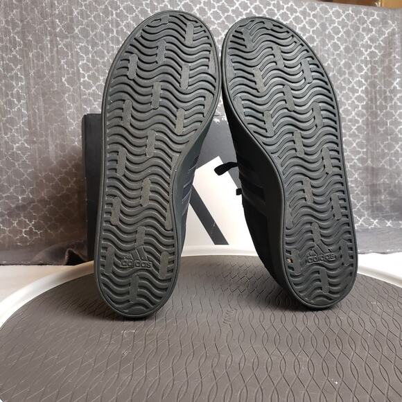 Adidas VL Court 3.0 Mens 10.5 Black Suede Streetwear Skatercore Y2K Casualwear - Picture 8 of 10